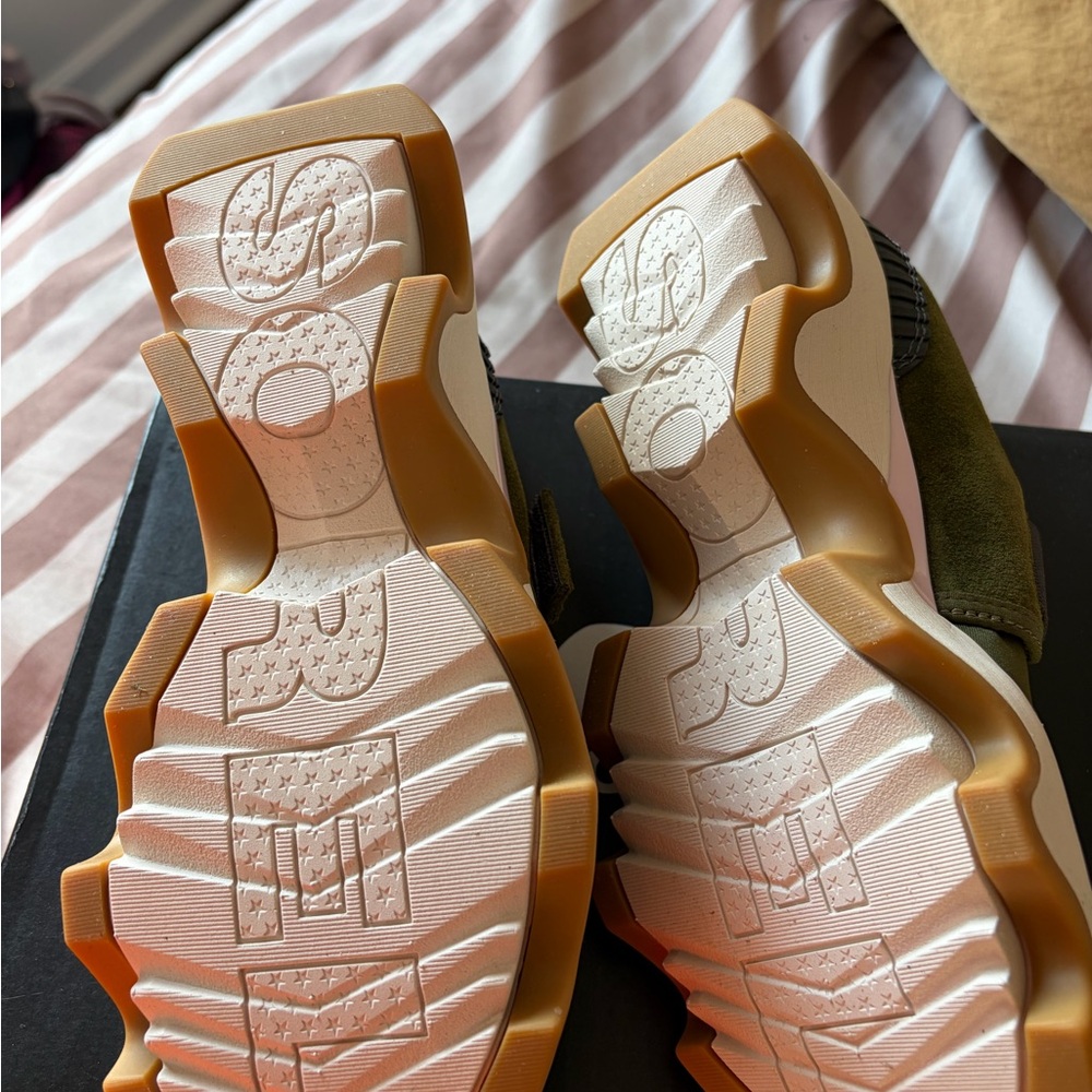 Sorel Olive Green Mary Jane Sneaker - Picture 6 of 7